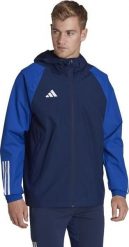 Kurtka męska Adidas Tiro 23 Competition All Weather granatowa r. L. Kurtki męskie Adidas, l, bez wzorów, bez kaptura. Za 247.51 zł.