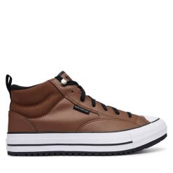 Trampki Converse. Brązowe trampki męskie Converse, bez wzorów, retro, bez zapięcia. Za 419.99 zł.