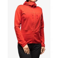 Bluza polarowa damska Berghaus MTN Guide MW Hoody. Czerwone bluzy damskie Berghaus, na zimę, xs, bez wzorów, z polaru, sportowe, bez ramiączek, bez kaptura. Za 329.99 zł.