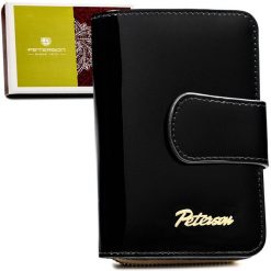Portfel skórzany Peterson PTN BC-425214 czarny. Czarne portfele damskie Peterson. Za 129.99 zł.