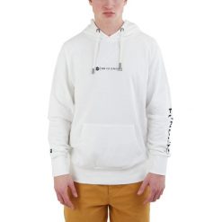 Bluza męska Fundango Talis z kapturem. Białe bluzy sportowe męskie FUNDANGO, l, bez wzorów, z kapturem. W wyprzedaży za 258.32 zł.