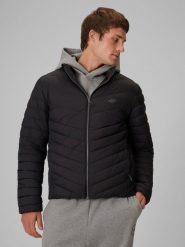 4F Kurtka z wypełnieniem syntetycznym męska - czarna XXL. Czarne kurtki męskie 4F, l, bez wzorów, z materiału, biznesowe, bez kaptura. Za 249.99 zł.