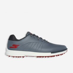 Buty do golfa wodoodporne Skechers Go Golf Tempo GF. Swetry męskie Skechers, bez wzorów, sportowe, bez kołnierzyka, bez ramiączek. Za 459.99 zł.