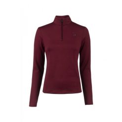 Damska koszulka do jazdy konnej Cavallo Cavagemma. Czerwone bluzki damskie CAVALLO, bez wzorów, sportowe, bez kołnierzyka, bez ramiączek. Za 294.00 zł.