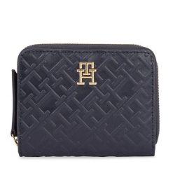Portfel Tommy Hilfiger. Niebieskie portfele damskie Tommy Hilfiger. Za 239.99 zł.