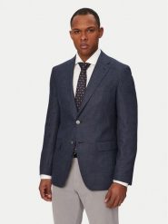 BOSS Marynarka Hutson 50561859 Granatowy Regular Fit. Niebieskie garnitury męskie Boss, m, bez wzorów, z syntetyku. Za 1,699.00 zł.