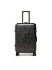 Emporio Armani Walizka średnia EM001930 AF15459 U8191 Szary. Szare walizki męskie Emporio Armani, bez wzorów, z tworzywa sztucznego, średnie. Za 1,499.00 zł.