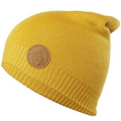 Czapka Silvini Verde. Żółte czapki damskie Silvini, na zimę, z aplikacjami, z wełny. Za 163.50 zł.
