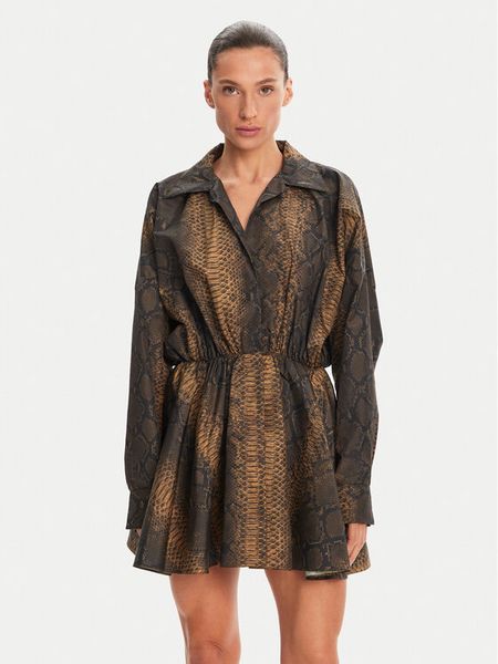 NORMA KAMALI Sukienka codzienna ST4243PHA71302 Brązowy Relaxed Fit. Brązowe sukienki damskie Norma Kamali, na co dzień, l, bez wzorów, z syntetyku, bez kołnierzyka, bez ramiączek, proste. Za 719.99 zł.