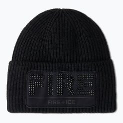 Czapka zimowa damska BOGNER FIRE+ICE Aneli. Czarne czapki damskie na zimę, bez wzorów, z kaszmiru, eleganckie. Za 439.99 zł.