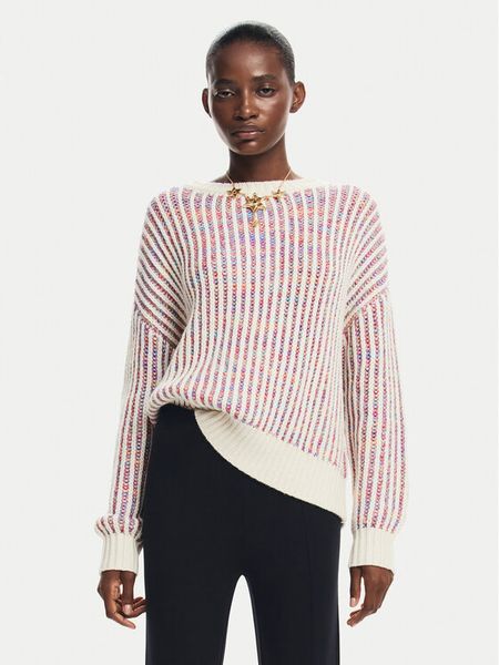 Desigual Sweter Whitehorse 24WWJF34 Écru Regular Fit. Swetry nierozpinane damskie Desigual, xl, bez wzorów, z syntetyku, bez kołnierzyka, bez ramiączek. Za 269.99 zł.