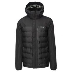 Kurtka Ocieplana Męska Helten. Czarne kurtki męskie Hi-tec, m, bez wzorów, z puchu, sportowe, bez kaptura. Za 572.99 zł.