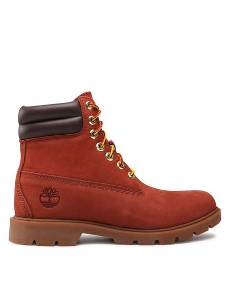Timberland Trapery 6in Wr Basic TB0A2853V17 Pomarańczowy. Brązowe buty zimowe męskie Timberland, bez wzorów, z nubiku, bez obcasa, bez zapięcia. Za 849.99 zł.