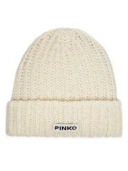 PINKO Czapka 105989 A2Z2 Écru. Czapki damskie Pinko, na zimę, bez wzorów, z materiału. Za 339.99 zł.