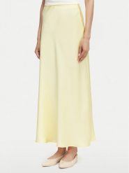 Vero Moda Spódnica maxi Livia 10350079 Żółty jasny Regular Fit. Żółte spódnice damskie Vero Moda, m, bez wzorów, z syntetyku, maxi. Za 159.99 zł.