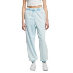 Spodnie dresowe Urban Classics Towel Washed. Niebieskie spodnie sportowe damskie Urban Classics, bez wzorów, z dresówki, sportowe, długie. Za 244.50 zł.