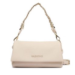 Torebka Valentino. Białe listonoszki damskie Valentino, bez wzorów, ze lnu, bez dodatków. Za 749.99 zł.