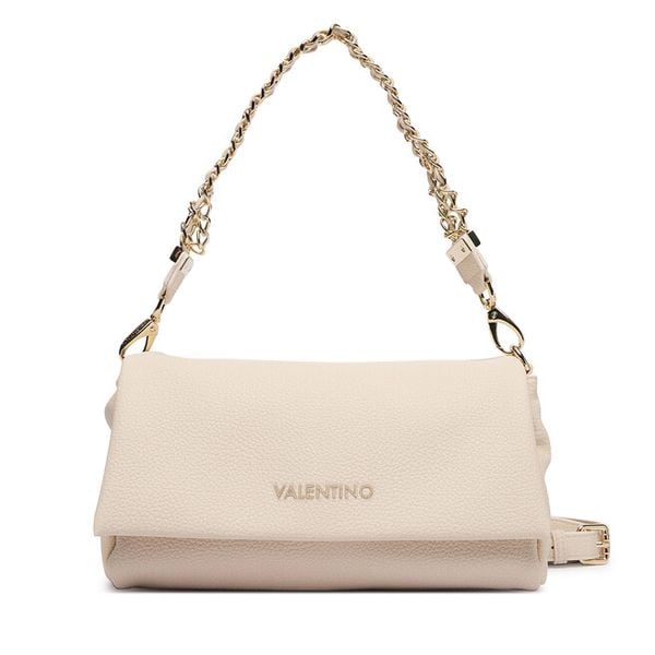Torebka Valentino. Białe listonoszki damskie Valentino, bez wzorów, ze lnu, bez dodatków. Za 749.99 zł.