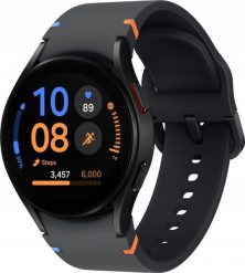 Smartwatch Samsung Galaxy Watch FE Czarny (SM-R861NZKAEUB). Czarne zegarki smartwatch SAMSUNG, bez wzorów. Za 792.30 zł.