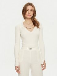 Marciano Guess Sweter 5RGR17 5613Z Écru Regular Fit. Swetry nierozpinane damskie Marciano Guess, xl, z aplikacjami, z wiskozy, bez kołnierzyka, bez ramiączek. Za 339.99 zł.