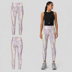 LEGGINSY DAMSKIE 4F TRENINGOWE SZYBKOSCHNĄCE Z WYSOKIM STANEM KOLOR ŻÓŁTY. Żółte legginsy damskie 4F, bez wzorów, z materiału. Za 149.99 zł.