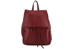 Plecak damski BARBERINI'S czerwony 513-13. Czerwone plecaki damskie Barberinis, bez wzorów, ze skóry, eleganckie. Za 359.99 zł.