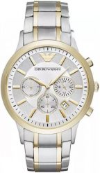 ZEGAREK MĘSKI EMPORIO ARMANI AR11076 - RENATO (zi068b). Zegarki męskie Emporio Armani, bez wzorów. Za 906.23 zł.