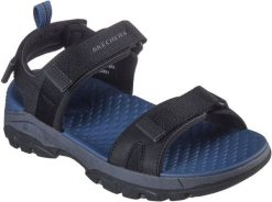 Skechers Skechers sandały męskie Relaxed Fit: Tresmen Ryer 205112-BLK 42,5. Sandały męskie Skechers, bez wzorów, sportowe, bez zapięcia. Za 279.99 zł.