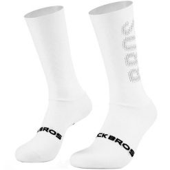Skarpetki rowerowe dla dorosłych kompresyjne Rockbros RB9006 aero. Białe skarpetki damskie ROCKBROS, bez wzorów. Za 69.00 zł.