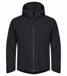 Clique Classic Shell Jacket – Wodoodporna kurtka shell z recyklingowanego. Czarne kurtki męskie CLIQUE, l, bez wzorów, bez kaptura. Za 407.25 zł.