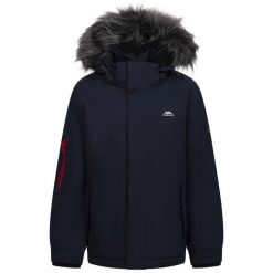 Trespass Braddan - Męska kurtka przeciwdeszczowa granatowa. Niebieskie kurtki męskie Trespass, m, bez wzorów, z dżerseju, bez kaptura. Za 365.99 zł.