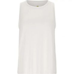 Damski tank top Athlecia Haze. Białe topy damskie Athlecia, bez wzorów, sportowe, bez kołnierzyka, bez ramiączek. Za 192.00 zł.