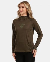 Damska bluza fitness Kilpi AILEEN-W. Zielone bluzy damskie Kilpi, bez wzorów, sportowe, bez ramiączek, bez kaptura. Za 292.95 zł.
