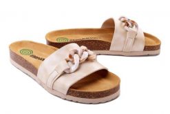 DR. BRINKMANN 700336-08 beige, klapki damskie. Brązowe klapki damskie Dr. Brinkmann, na lato, bez wzorów, bez obcasa, bez zapięcia. Za 234.90 zł.