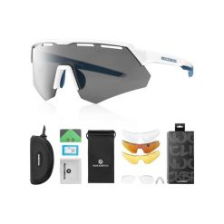 Okulary rowerowe / sportowe z polaryzacją, wymienne soczewki UV400 ROCKBROS. Okulary przeciwsłoneczne damskie ROCKBROS. Za 123.00 zł.