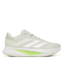 Buty do biegania adidas. Zielone obuwie sportowe damskie Adidas, bez wzorów, bez zapięcia, do biegania. Za 279.99 zł.