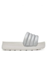 Puma Klapki Karmen Slide Puffy 400679 01 Szary. Szare klapki damskie Puma, bez wzorów, ze skóry, bez obcasa, bez zapięcia. Za 159.99 zł.