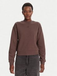 HUGO Bluza Daxandria 50527463 Brązowy Relaxed Fit. Brązowe bluzy damskie Hugo, s, bez wzorów, z bawełny, bez ramiączek, bez kaptura. Za 469.99 zł.