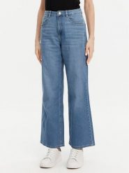 Tom Tailor Jeansy 1043509 Niebieski Wide Leg. Niebieskie jeansy damskie Tom Tailor, bez wzorów, z bawełny. Za 179.99 zł.