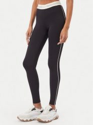 Guess Legginsy V6BB13 K6335 Czarny Slim Fit. Czarne legginsy damskie Guess, z aplikacjami, z syntetyku. Za 264.99 zł.