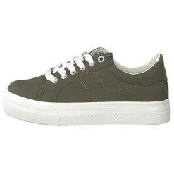 Tamaris Tenisówki 1-1-23602-22 1-1-23602-22 -722 Olive (rozmiar 41). Zielone trampki i tenisówki damskie Tamaris, bez wzorów, z gumy, bez zapięcia. W wyprzedaży za 118.00 zł.