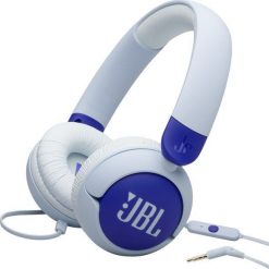 JBL Junior 320 Zestaw słuchawkowy Przewodowa Opaska na głowę Połączenia/muzyka Niebieski. Niebieskie słuchawki nauszne JBL. Za 105.16 zł.