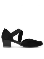 Lasocki Czółenka RST-FLEX-48 Czarny. Czarne czółenka damskie Lasocki, bez wzorów, z materiału, bez obcasa, bez zapięcia. Za 179.99 zł.