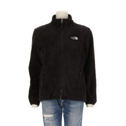 Second life - Damska czarna kurtka polarowa Osito TNF - Jak nowy. Czarne kurtki sportowe damskie The North Face, l, bez wzorów, z materiału, bez ramiączek, bez kaptura, trekkingowe. Za 212.96 zł.