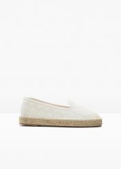 Espadryle. Brązowe balerinki damskie bonprix, na lato, bez wzorów, bez obcasa, bez zapięcia. Za 114.99 zł.