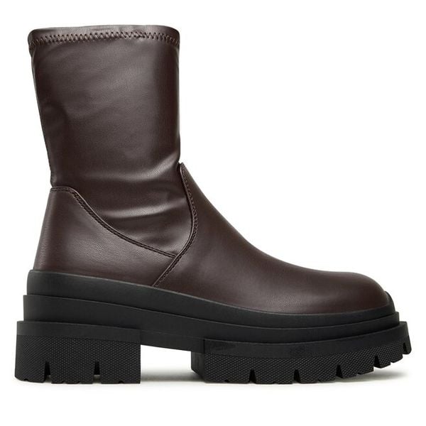 Botki ONLY Shoes. Brązowe botki damskie ONLY Shoes, bez wzorów, bez obcasa, na płaskiej podeszwie, bez zapięcia. Za 269.99 zł.