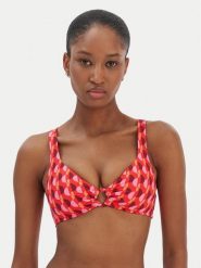Seafolly Góra od bikini Sorrento 31467-277 Różowy. Czerwone bikini Seafolly, bez wzorów, z syntetyku. Za 389.99 zł.