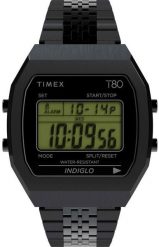 Zegarek Timex Timex T80 TW2W91600UK Zegarek unisex 36 mm. Zegarki damskie Timex, bez wzorów. Za 474.99 zł.