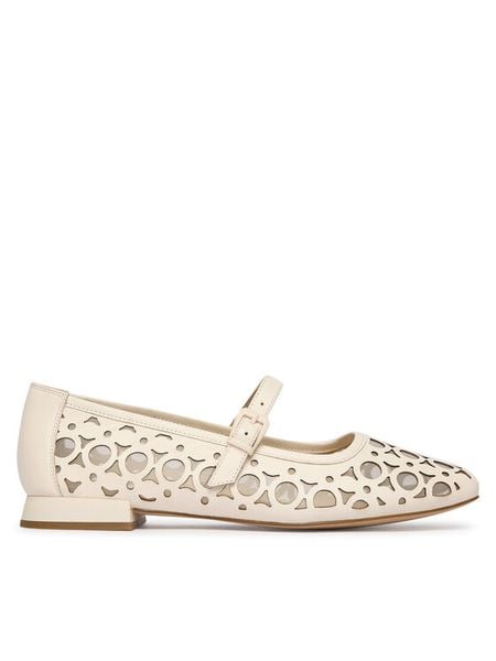 Caprice Baleriny 9-22511-46 Beżowy. Brązowe balerinki damskie Caprice, bez wzorów, ze skóry, bez obcasa, bez zapięcia. Za 250.99 zł.