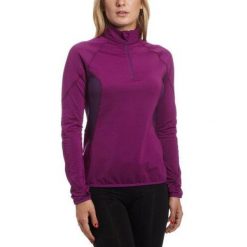 Bluza polarowa damska Trek Stretch Berghaus. Fioletowe bielizna sportowa damska Berghaus, uniwersalny, bez wzorów, z polaru. Za 104.57 zł.